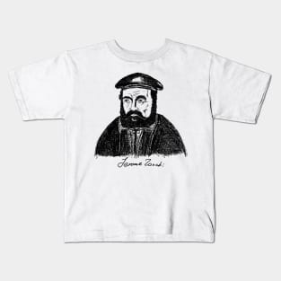 Jerome Zanchi. Christian figure. Kids T-Shirt